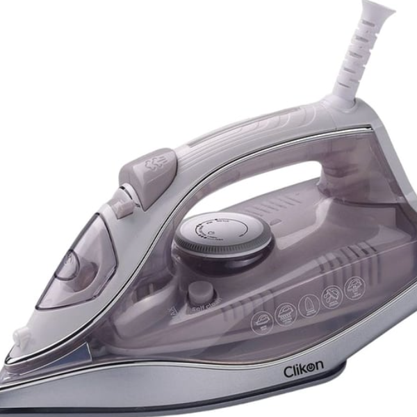 Clikon Steam Iron Box with Ceramic coated Non-Stick Soleplate