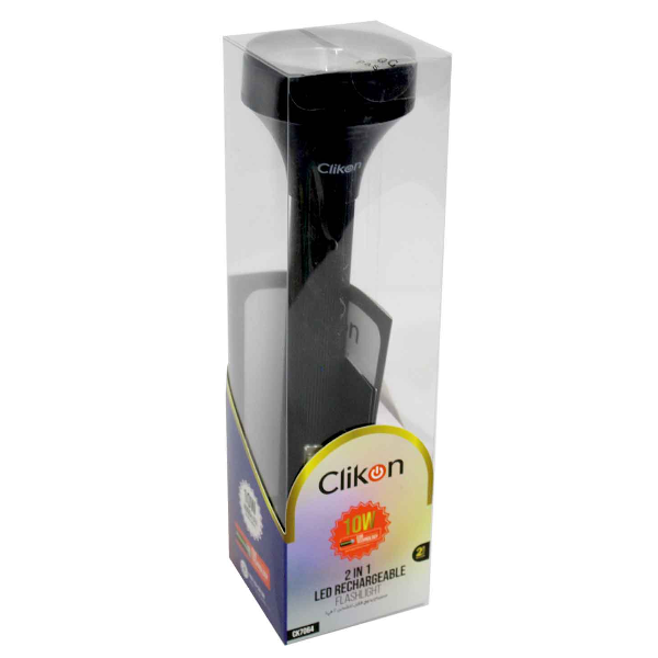 Clickon 2 In 1 Led Rechargeable Flashlight CK7064