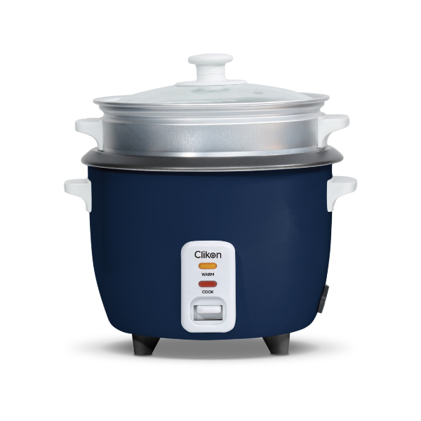 CLIKON RICE COOKER WITH STEAMER, 0.6L, 350W