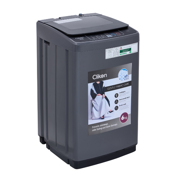 CLIKON WASHING MACHINE TOP LOADING FULLY AUTOMATIC 6KG