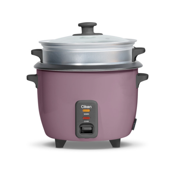 CLIKON RICE COOKER WITH STEAMER, 1.5L, 500W