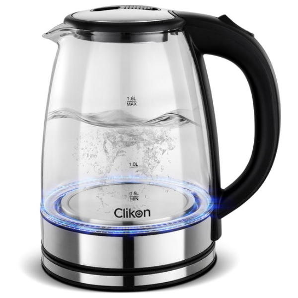 CLIKON 1.8L ELECTRIC GLASS KETTLE CK5138
