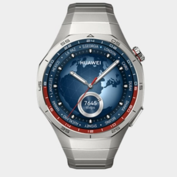 HUAWEI WATCH GT 5 PRO 46MM TITANIUM – TITANIUM FLUOROELASTOMER STRAP