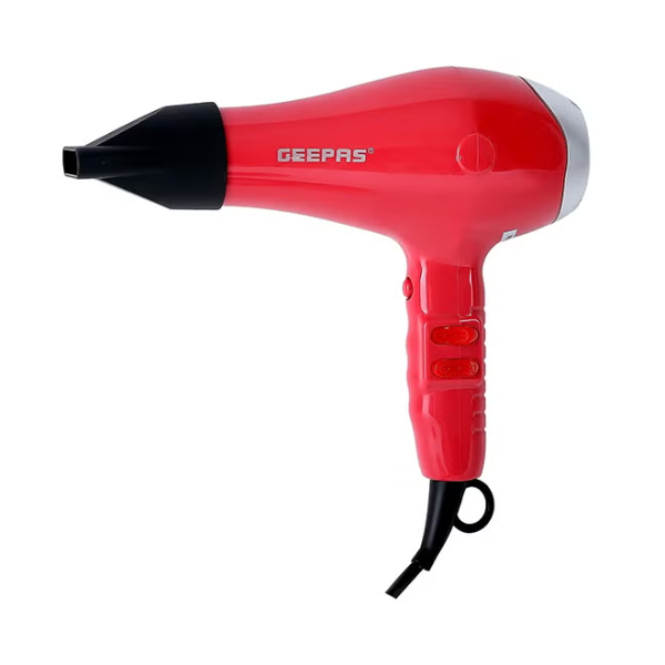 Geepas 3 Heat Setting Function1500W Hair Dryer GH8078  Red