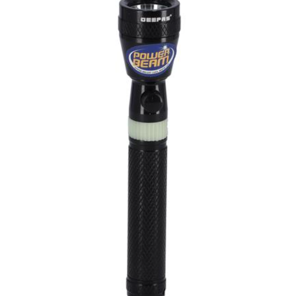 Geepas Gfl51028 Rechargeable Led Flashlight, Black