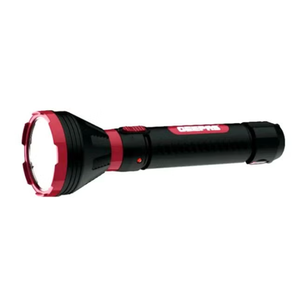Geepas Rechargeable Flashlight Black/Red