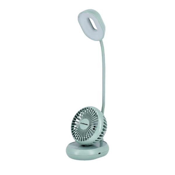 2in1 Flexible Led Desklamp+Fan 1x30