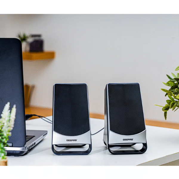 Geepas 2.0 Computer Speaker |Saturated clear sound |Portable Design