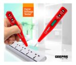Geepas GT7638 Digital Voltage Tester Black, Red - Image 2