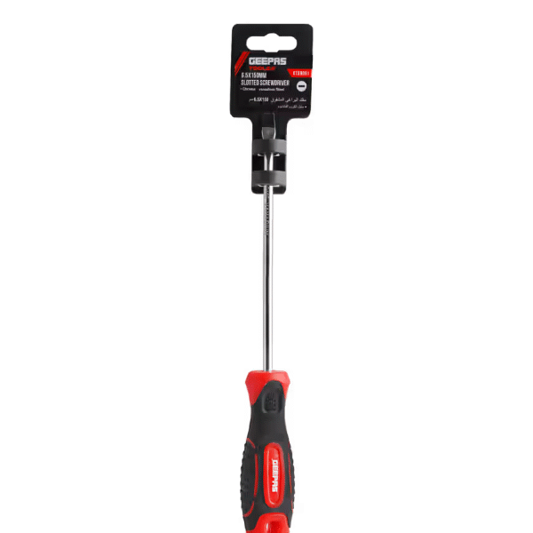 Geepas GT59091 6.5 x 150mm Slotted Screwdriver